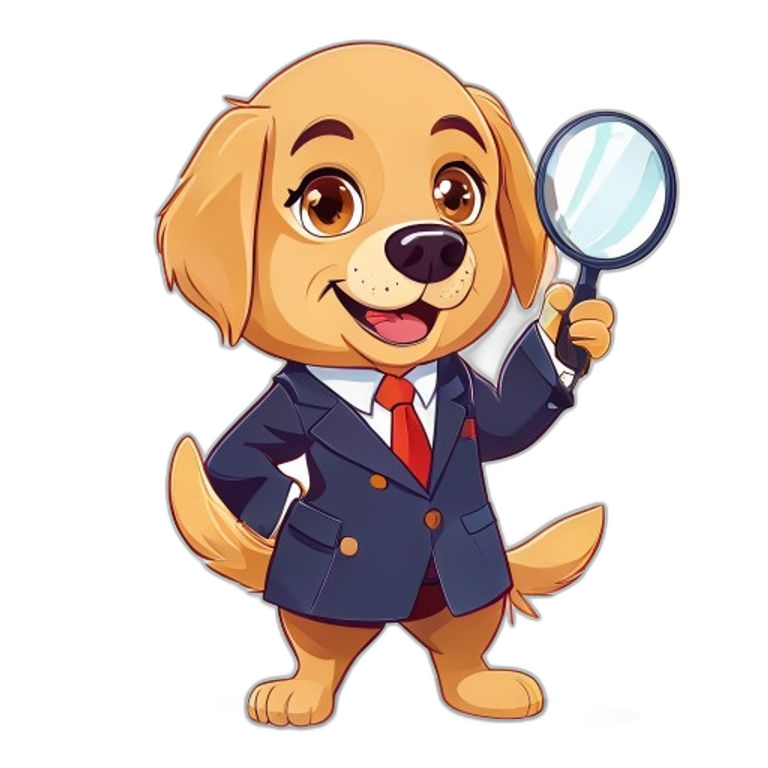 マスコットキャラクター（拡大鏡）